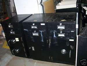 One   Diebold Single Safe File Cabinet  