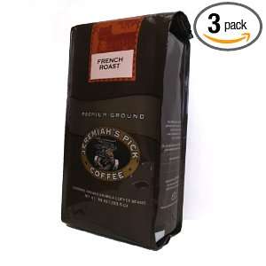 Jeremiahs Pick Coffee French Dark Roast Ground Coffee, 10 Ounce Bags 