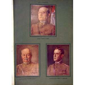  Portraits Bliss Liggett Bullard Military Print 1919