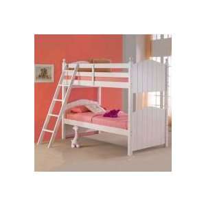    White Cape Cod Twin / Twin Bunk Bed   800037