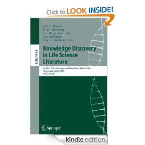 Knowledge Discovery in Life Science Literature International Workshop 