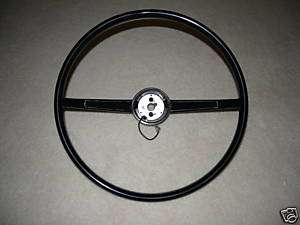 1965 Dodge Plymouth A 990 BLACK Steering Wheel 2 Spoke  