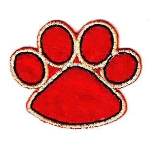  Clifford the Big Red Dog RED PAW PRINT Embroidered Iron On 