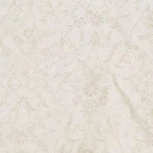  108 Shabby Chic Percale Enchanted White/Gray Fabric By 