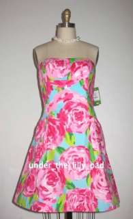 NWT Lilly Pulitzer BLOSSOM Floral Pink DRESS 10 12 14 First Impression 