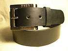Ecko Unltd Mens Black Leather Belt Sz 34 36