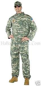 Military Soldier   Army Camo Uniform Adult 1/2 PRICED  