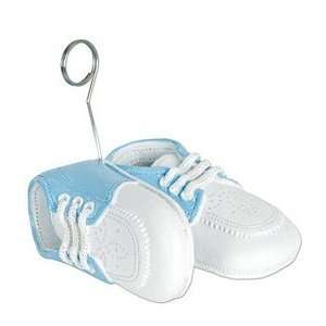 Light Blue Baby Shoes Photo Holder