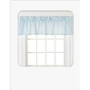   Dragonfly   Baby Blue Polka Dotted Window Valance 