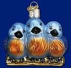 Old World Christmas Ornament   Feathered Friends Bluebird Glass  