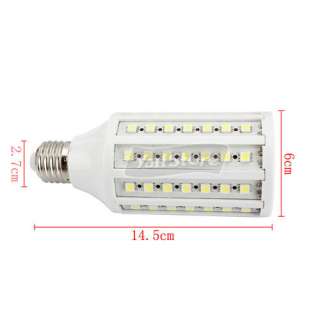 PC E27 16W 86LED 110V Pure White LED Corn Light Bulb  
