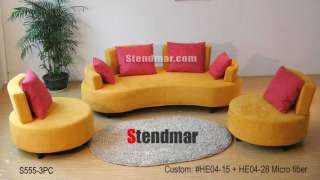 3PC Function & Adaptable Fabric Sectional Sofa S555 I  