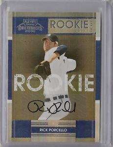 2008 PLAYOFF CONTENDERS RICK PORCELLO RC AUTO  