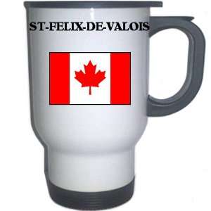  Canada   ST FELIX DE VALOIS White Stainless Steel Mug 