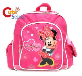 Disney Minnie Mouse School Backpack Bag 10 S Pink Love  