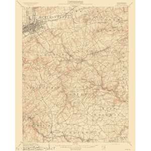  USGS TOPO MAP YORK QUAD PENNSYLVANIA (PA) 1910