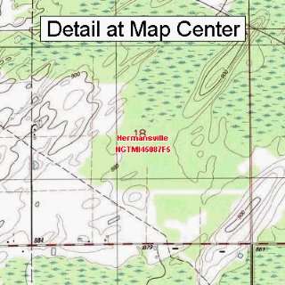   Map   Hermansville, Michigan (Folded/Waterproof)