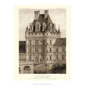   Sepia Chateaux VIII   Poster by Victor Petit (14x18)