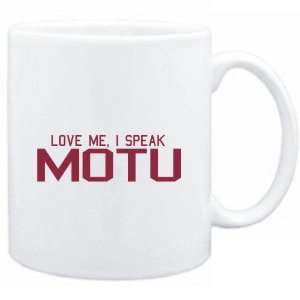  Mug White  LOVE ME, I SPEAK Motu  Languages