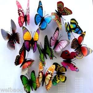   Butterfly Wedding Home Kindergarten party Decorations8.5cmFREE  
