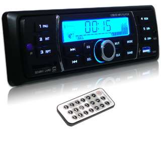 In Dash SD USB  Car Stereo Radio Player FM Non CD iPhone Front Aux 