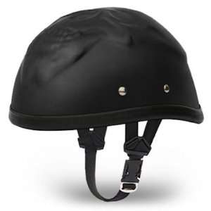 Daytona Eagle 3 D Black Skull Novelty Motorcycle Half Helmet [Medium]