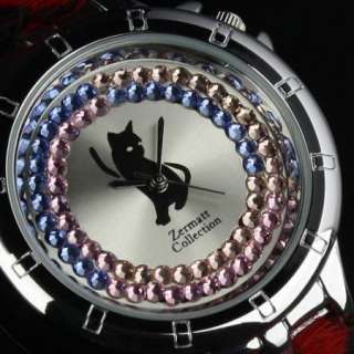 New Lady Diamond Analog Quartz Watch +Box Gift USPS Women watch  