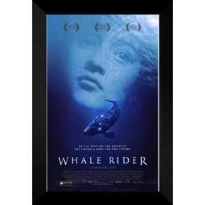  Whale Rider 27x40 FRAMED Movie Poster   Style A   2003 