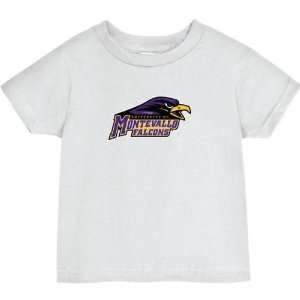  Montevallo Falcons White Baby Logo T Shirt Sports 