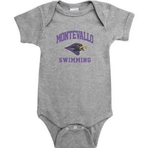  Montevallo Falcons Sport Grey Varsity Washed Swimming Arch 