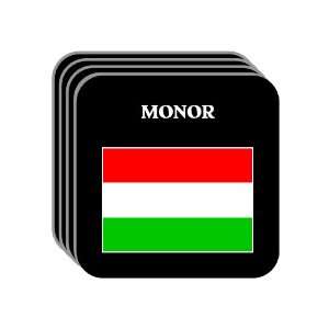  Hungary   MONOR Set of 4 Mini Mousepad Coasters 