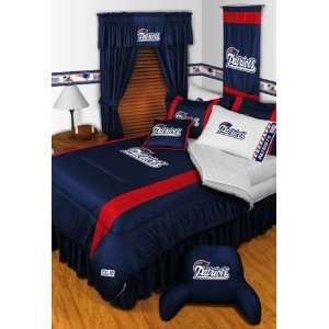  New England Patriots NFL Sidelines Full or Queen Bed 