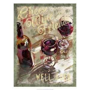  Lorraine Vail   Cheese, Wine And Friends Canvas
