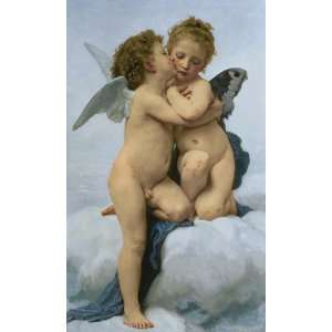  William Adolphe Bouguereau   First Kiss Canvas