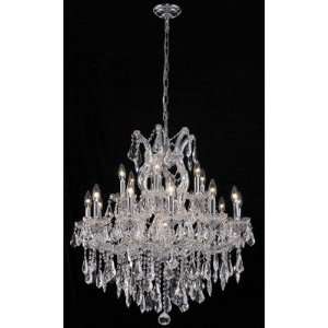  Elegant Lighting 2801D30C/SS chandelier
