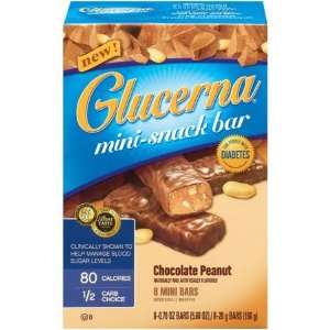  Glucerna Mini Snack Bar Chocolate Peanut / 0.7 oz wrapper 