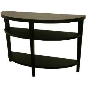  Charleston Modern Black Wood Sofa Table / Console Table 