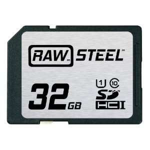  Hoodman Raw Steel SDHC Ultra High Speed UHS 1 Spec 32GB 