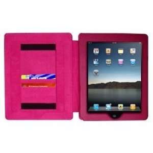  Hot Pink Form Fit Leather Folio Case / Cover for Apple 