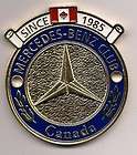 Mercedes Benz Club of Canada Grille Badge NEW 24kt Gold Plated Limited 