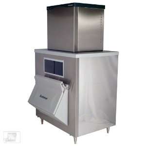   870 Lb Full Size Cube Ice Machine w/ Storage Bin