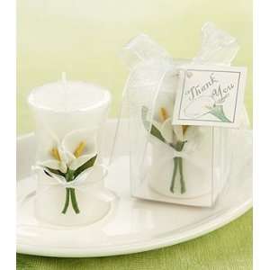  Calla Lily Candle Favor