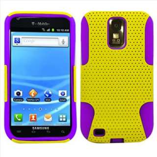 Purple Yellow APEX Hybrid Gel Hard Case Cover T Mobile Samsung Galaxy 
