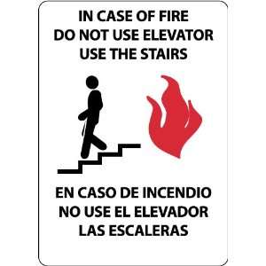    SIGNS IN CASE OF FIRE DO NOT USE ELEVATOR U
