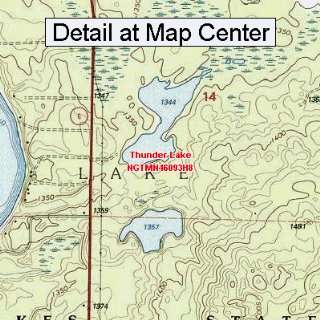   Map   Thunder Lake, Minnesota (Folded/Waterproof)