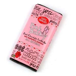 Sweet Pink Bubbly Chocolate Bar (Pack of Grocery & Gourmet Food