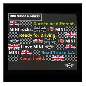  MINI Cooper Fridge Magnets Automotive