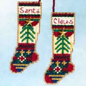  Santas Stockings (beaded kit) Arts, Crafts & Sewing