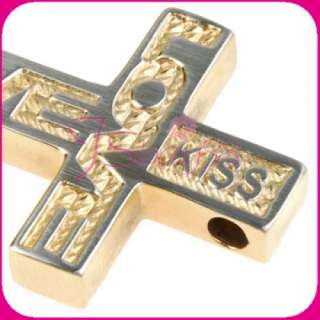   cross charm titanium steel add a fashionable and meaningful touch