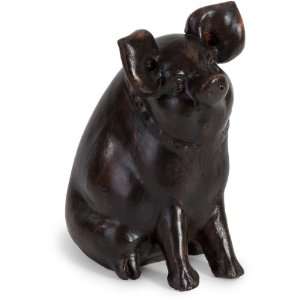  Curious Pig Figurine